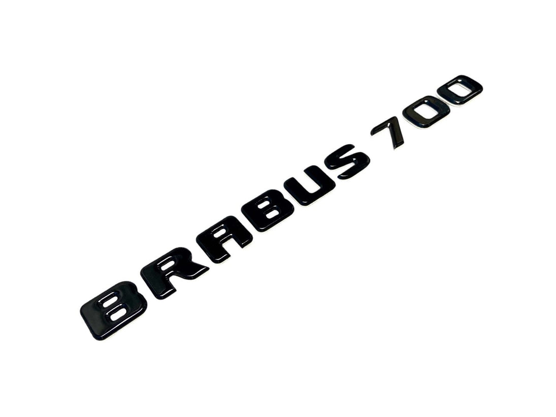 Brabus 700 Gloss Black Badges Emblems Set for Mercedes-Benz W463 W463A W464